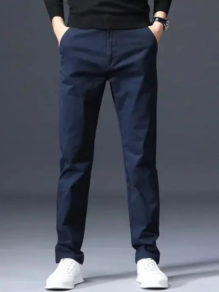 Minimalist Straight Trousers - Nordwr