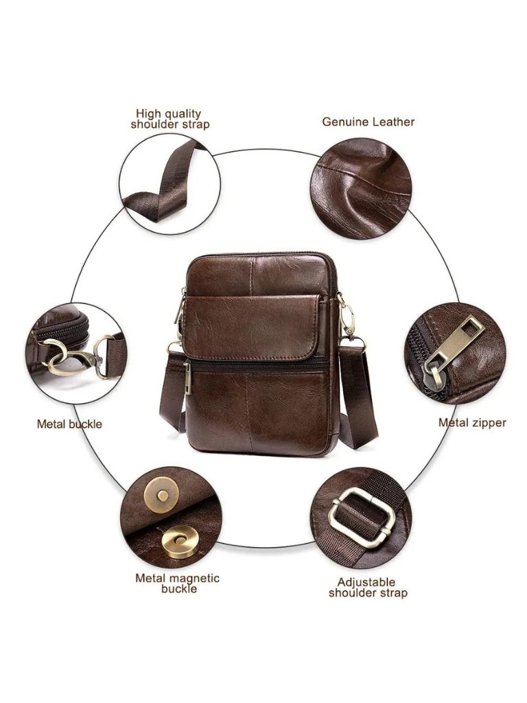 Essential Leather Shoulder Bag - Nordwr