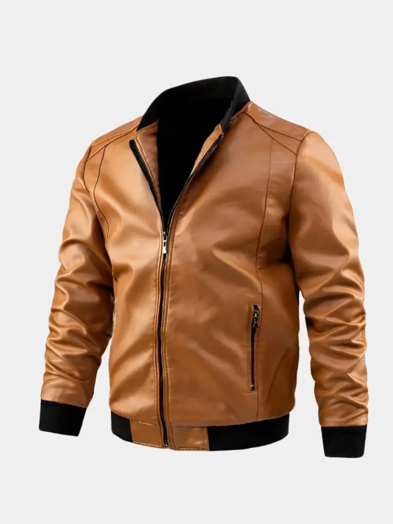 Essential Leather Jacket - Nordwr