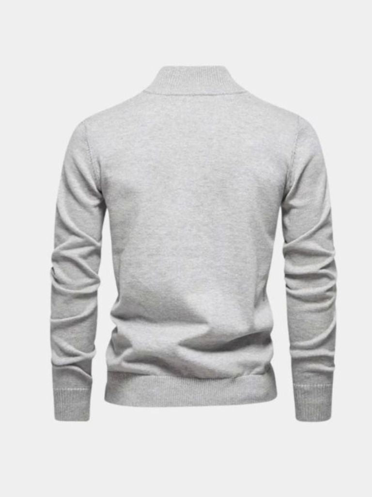 Half Zip Knitwear Pullover Sweater - Nordwr