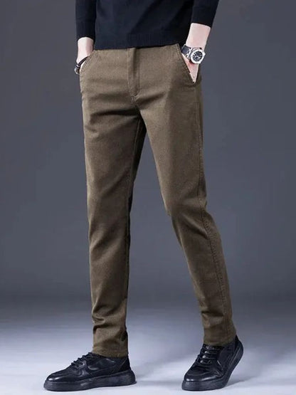 Essential Stretchy Straight Trousers - Nordwr