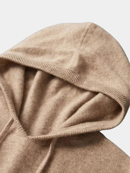 100% Cashmere Hooded Sweater - Nordwr