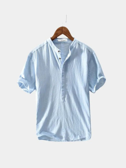 Essential Short Sleeve Linen Shirt - Nordwr