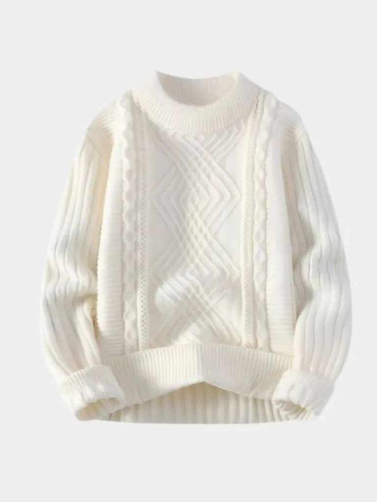 Minimalist Textured Sweater - Nordwr