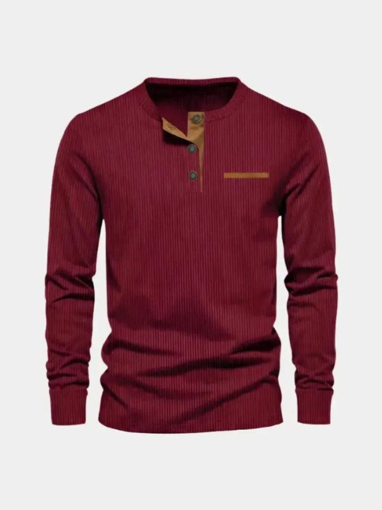 Corduroy Long Sleeve T-Shirt - Nordwr