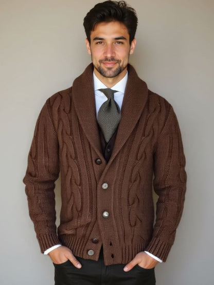Men's Knitted Cardigan - Nordwr