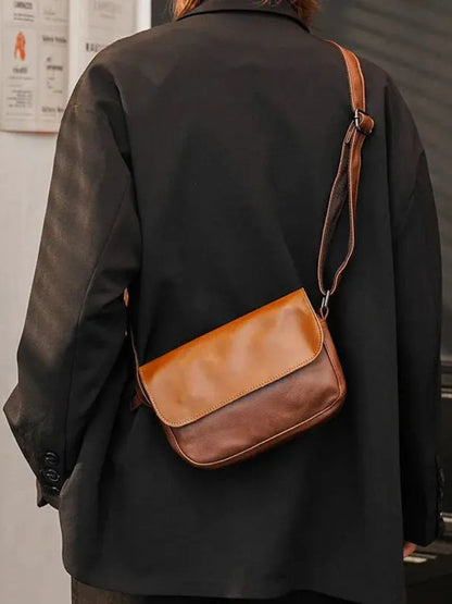 Milan Essential Leather Shoulder Bag - Nordwr