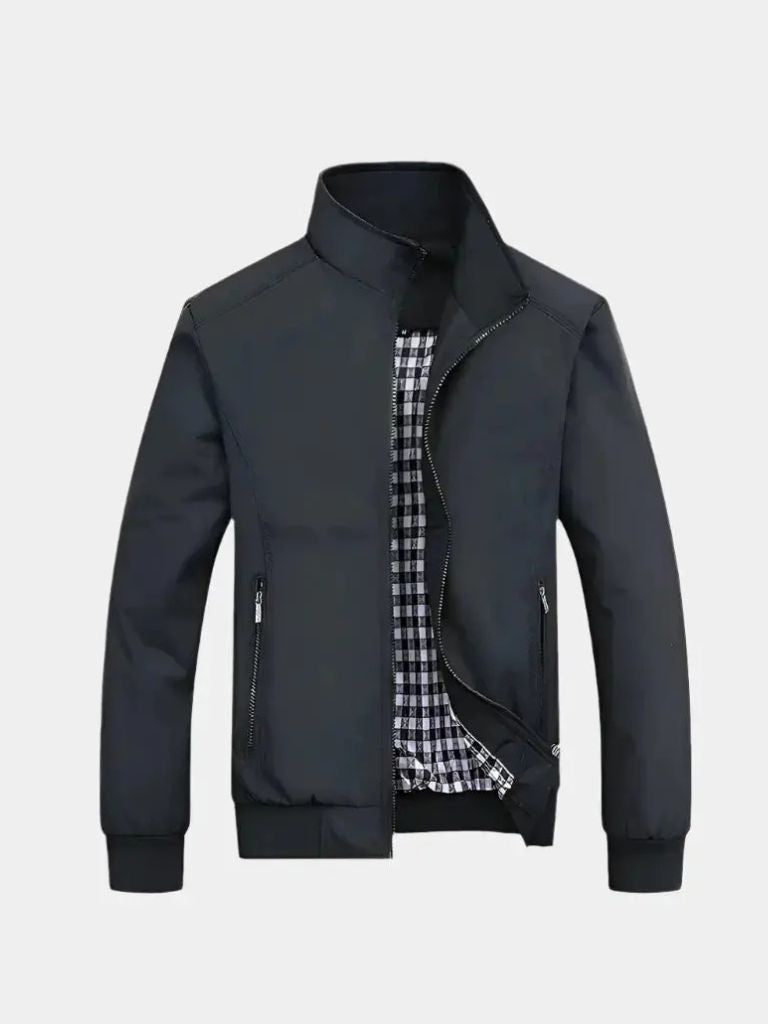 Casual Solid Bomber Jacket - Nordwr