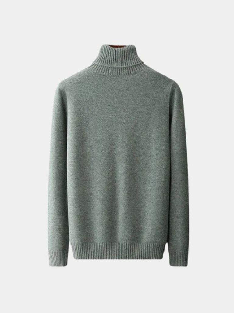 100% Merino Wool Turtleneck Sweater - Nordwr