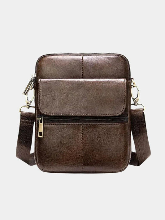 Essential Leather Shoulder Bag - Nordwr