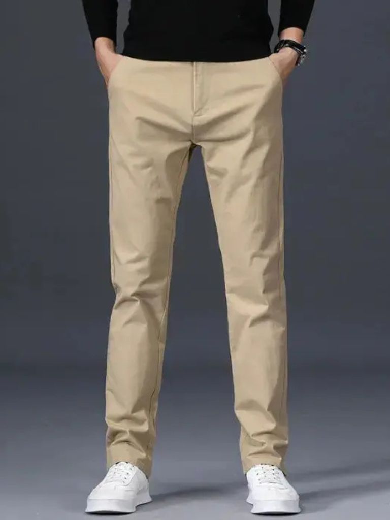 Minimalist Straight Trousers - Nordwr