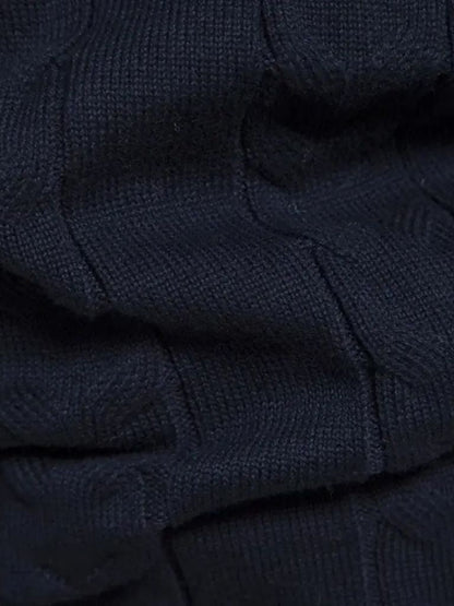 Half Zip Knit Pullover Sweater - Nordwr