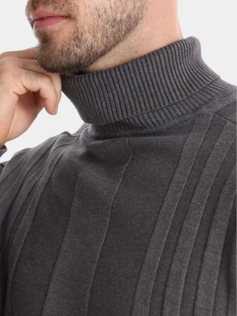 Turtleneck Knitwear Pullover Sweater - Nordwr