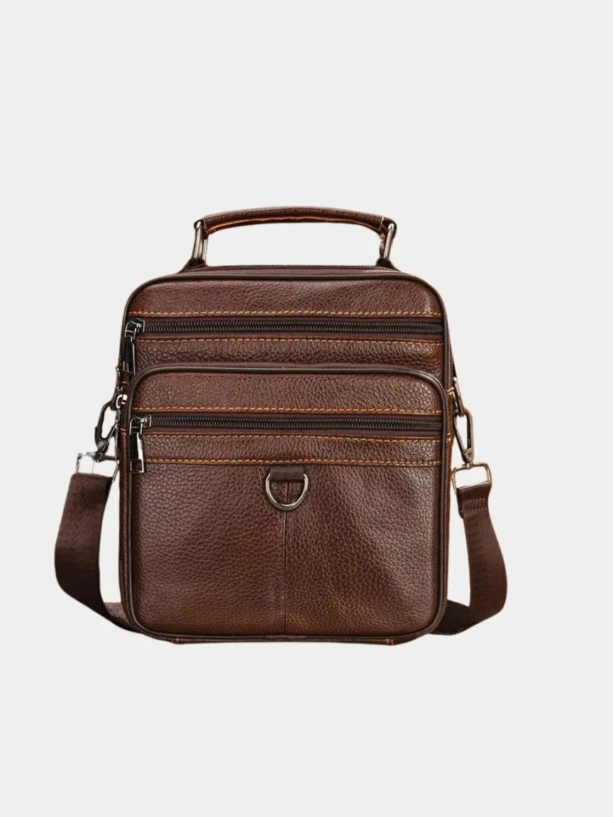 Leather Men's Shoulder Bag - Nordwr