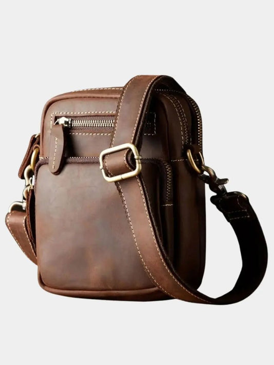 Retro Leather Men's Shoulder Bag - Nordwr