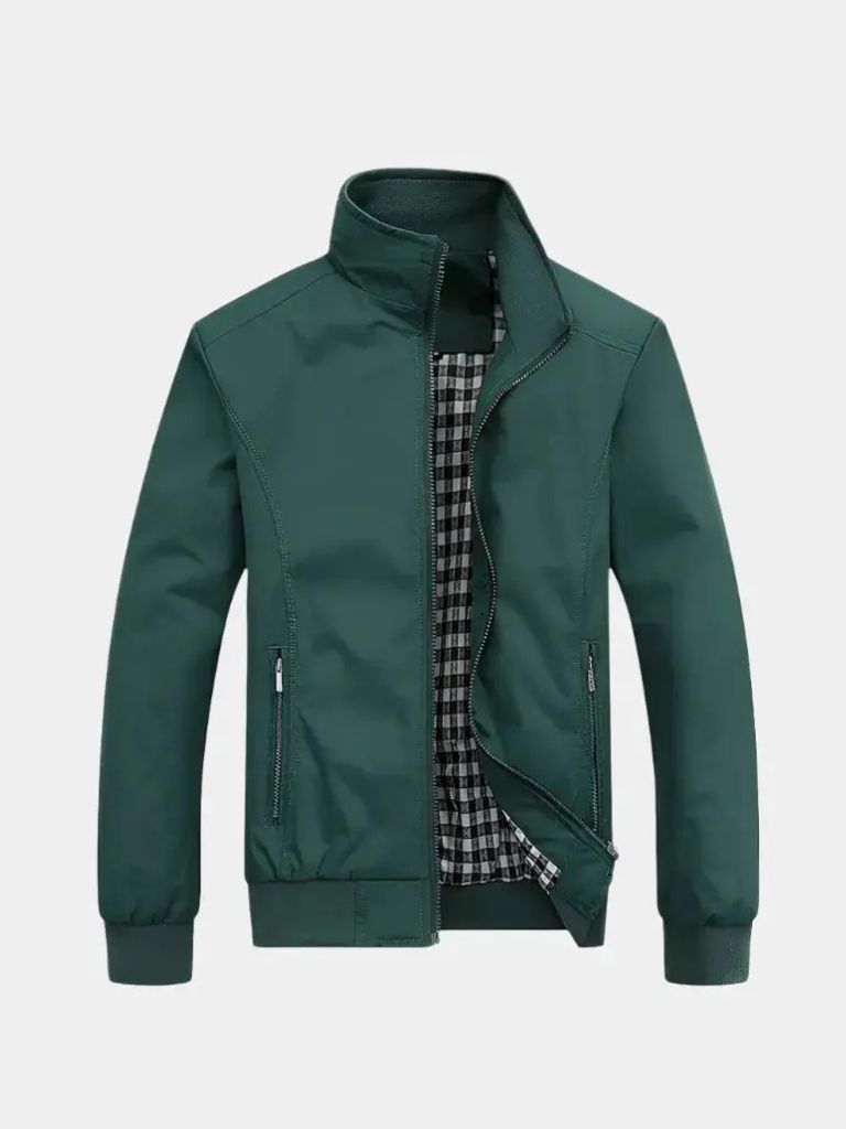 Casual Solid Bomber Jacket - Nordwr