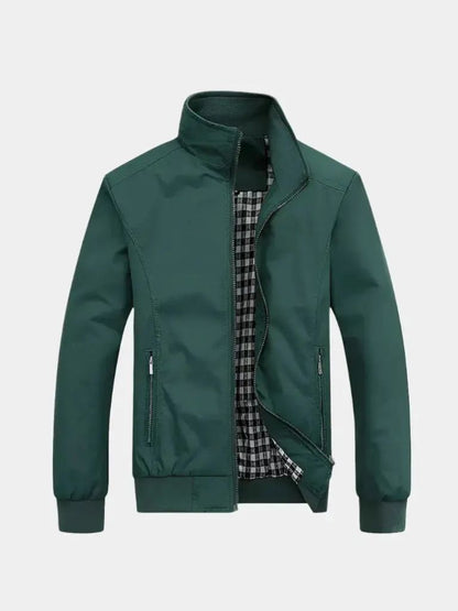 Casual Solid Bomber Jacket - Nordwr