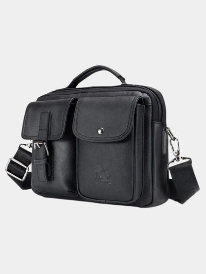 Retro Leather Square Shoulder Bag - Nordwr