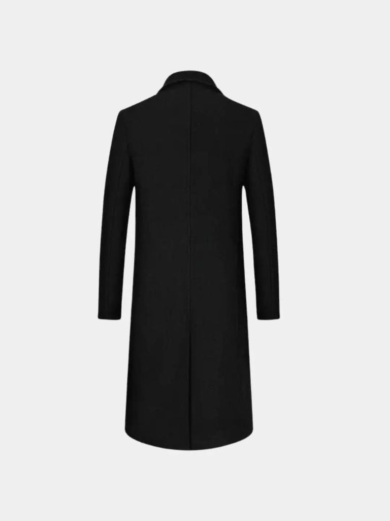 Mens Wool Blend Trench Coat - Nordwr