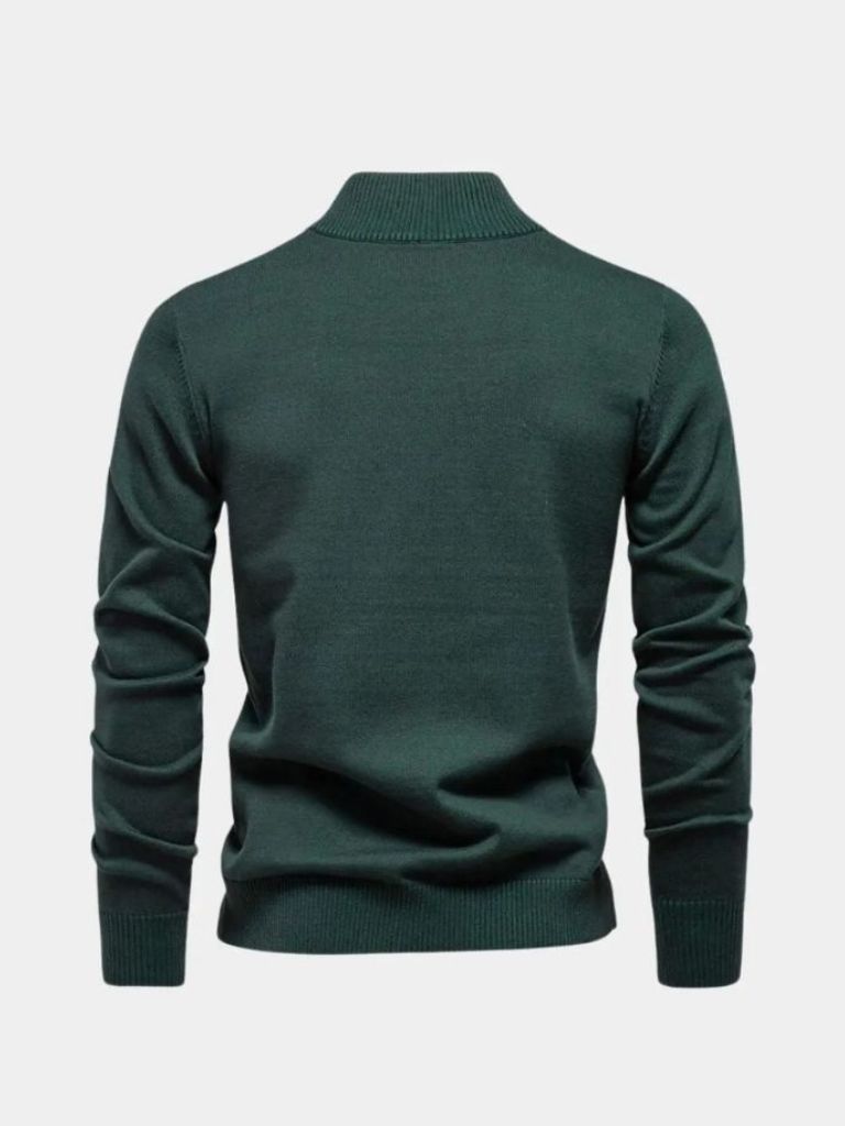 Essential Quarter-Zip Jumper Sweater - Nordwr