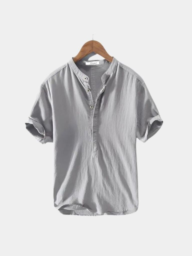 Essential Short Sleeve Linen Shirt - Nordwr