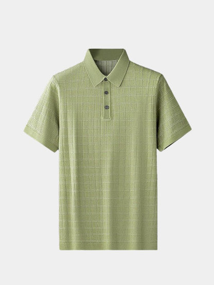 Classic Noir Knit Polo Shirt - Nordwr