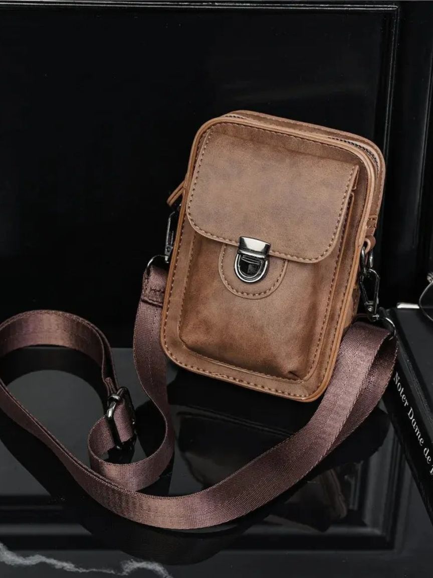 Vintage Mini Leather Crossbody Shoulder Bag - Nordwr