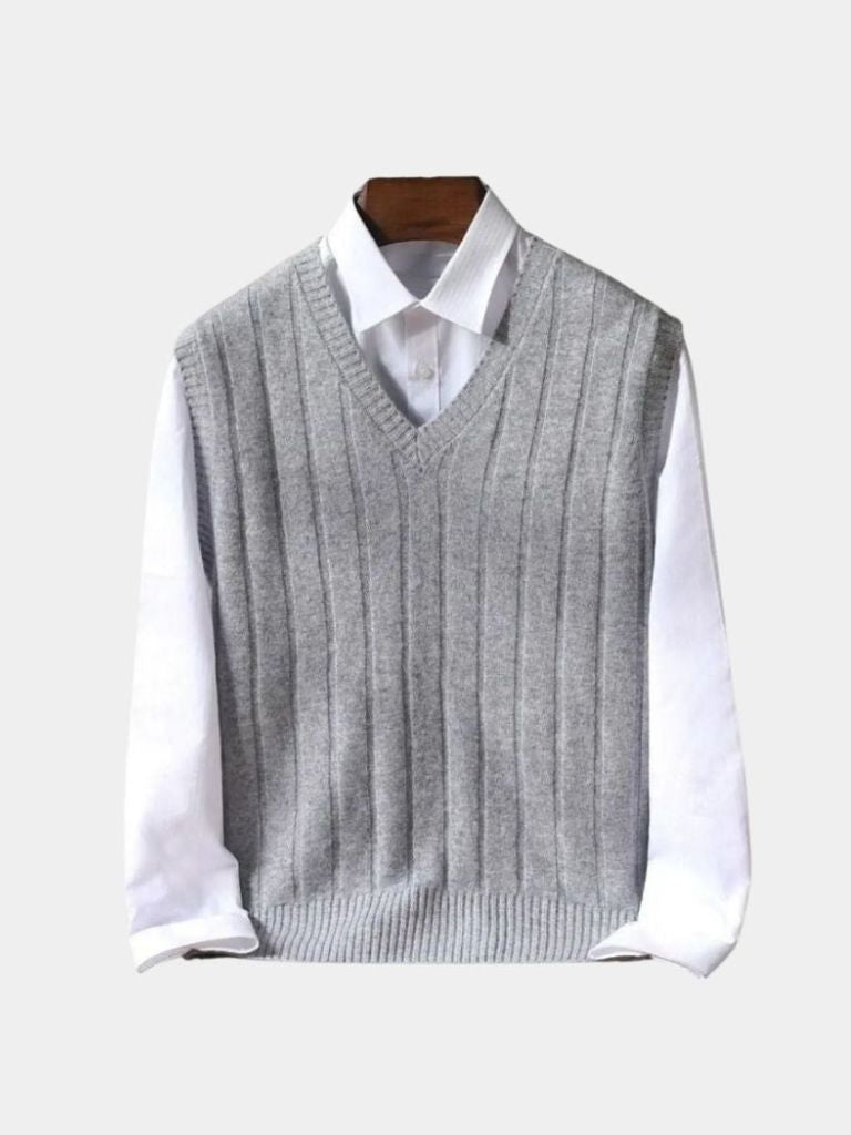 100% Merino Wool Pullover Sweater Vest - Nordwr