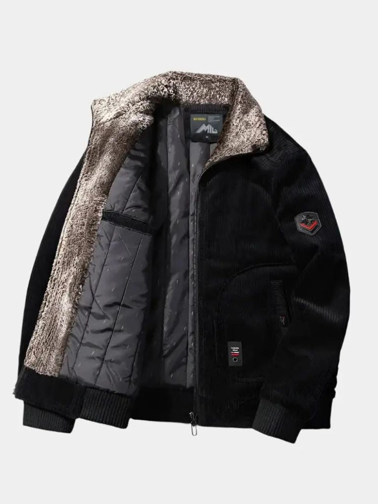 Thermal Windbreaker Corduroy Jacket - Nordwr