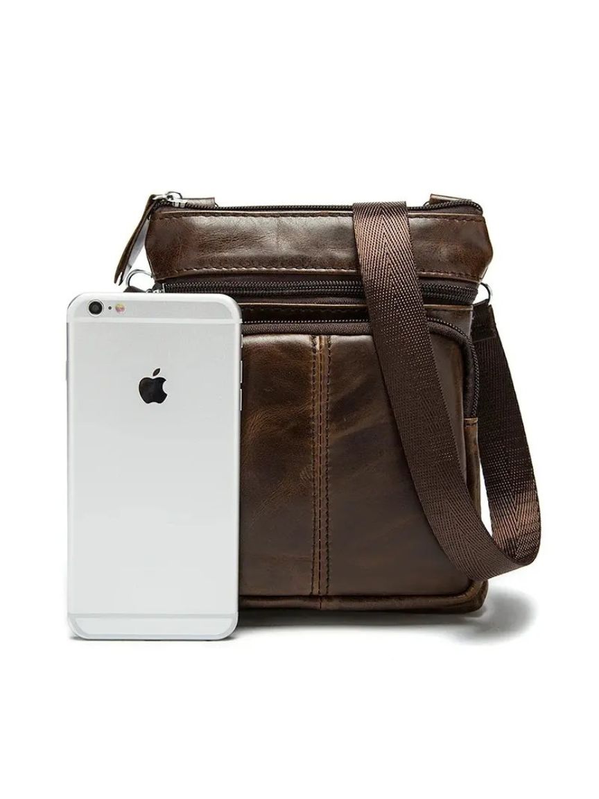 Crossbody Leather Shoulder Bag - Nordwr
