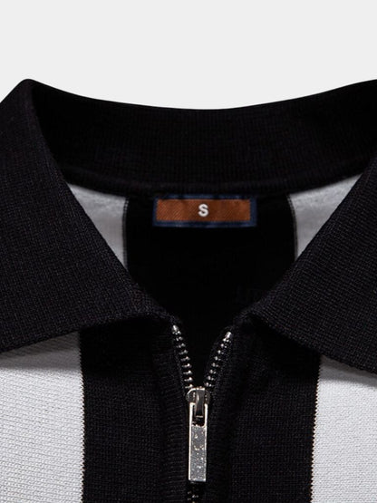 Navy Stripe Polo - Nordwr