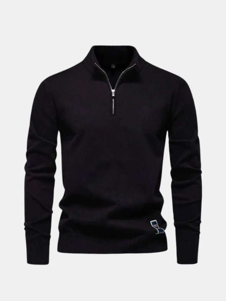 Essential Quarter-Zip Jumper Sweater - Nordwr