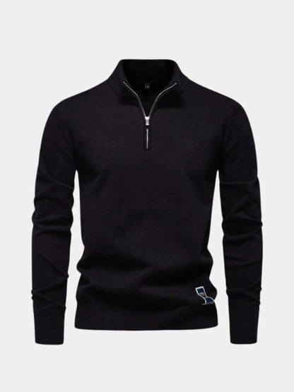 Essential Quarter-Zip Jumper Sweater - Nordwr