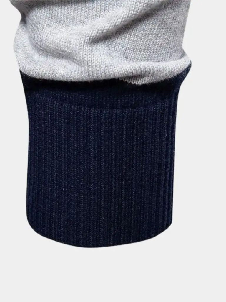 Knit Color Half Zip Knitwear - Nordwr