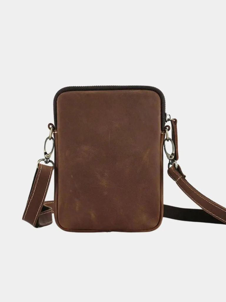 Minimalist Crossbody Leather Bag - Nordwr