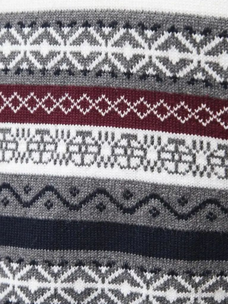 Half Zip Knit Pullover Sweater - Nordwr