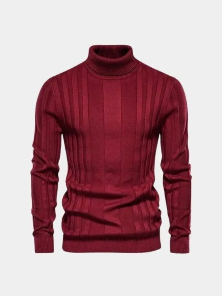 Turtleneck Knitwear Pullover Sweater - Nordwr