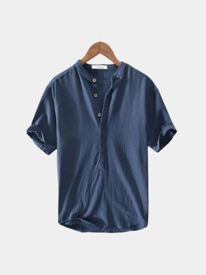 Essential Short Sleeve Linen Shirt - Nordwr