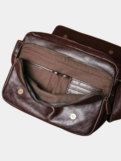 Classic Messenger Leather Bag - Nordwr