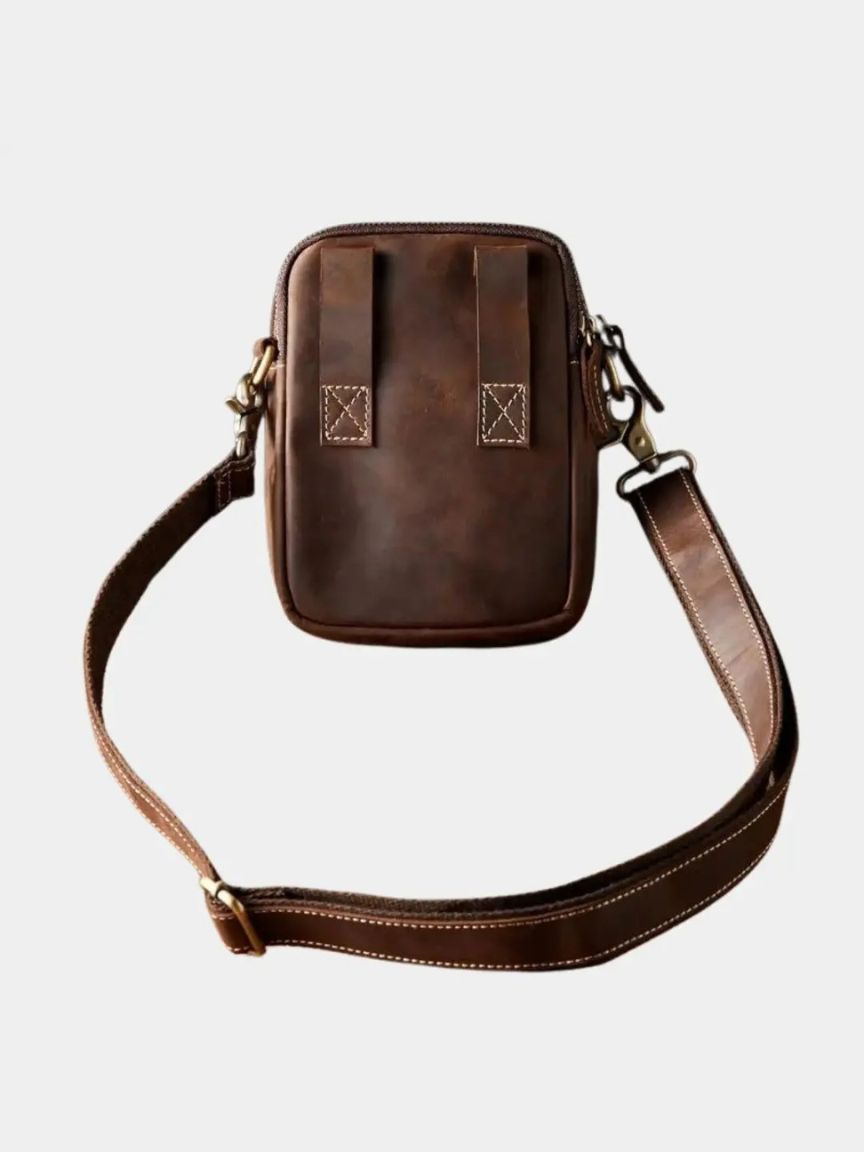 Retro Leather Men's Shoulder Bag - Nordwr