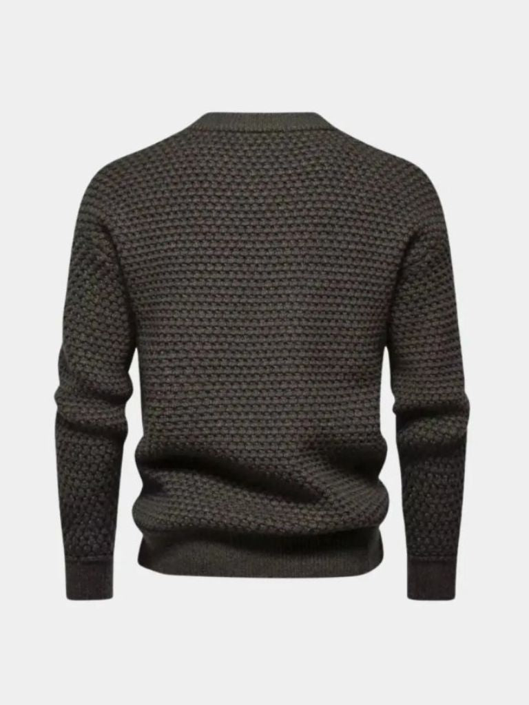 Old Money Textured Pullover - Nordwr