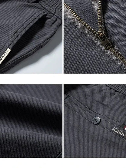 Essential Stretchy Straight Trousers - Nordwr