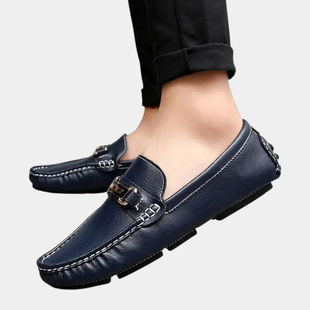 Italian Design Leather Loafers - Nordwr