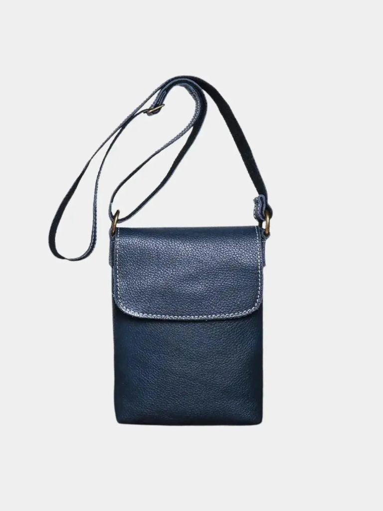Men's Mini Leather Shoulder Bag - Nordwr