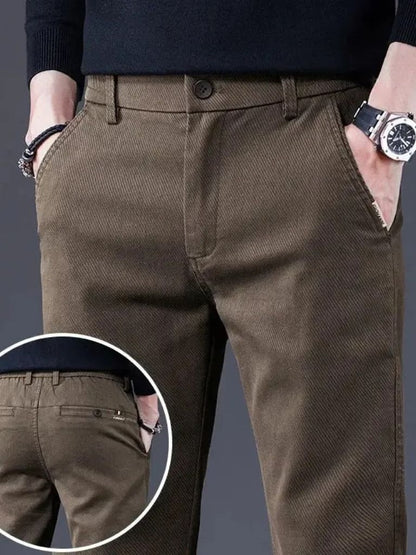Essential Stretchy Straight Trousers - Nordwr