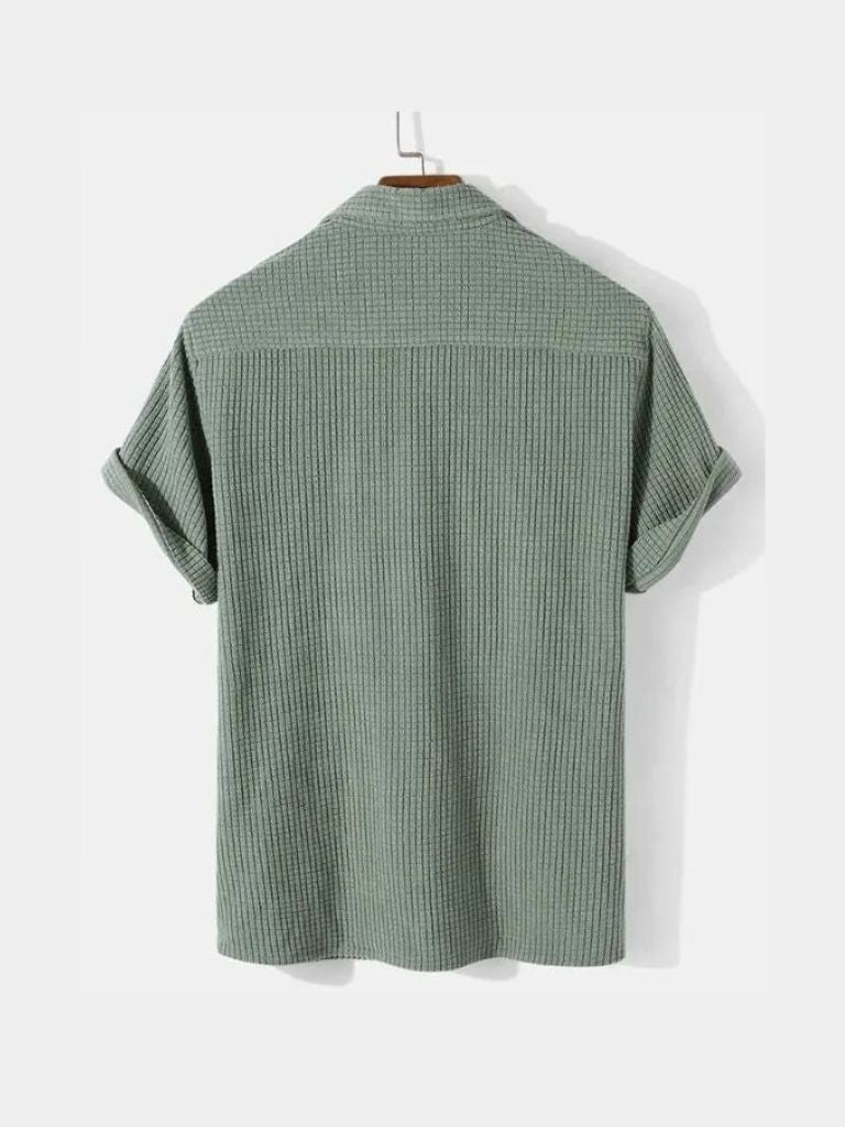 Textured Short Sleeve Shirt - Nordwr