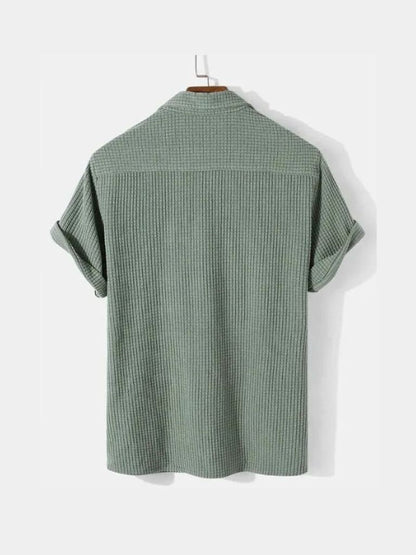 Textured Short Sleeve Shirt - Nordwr