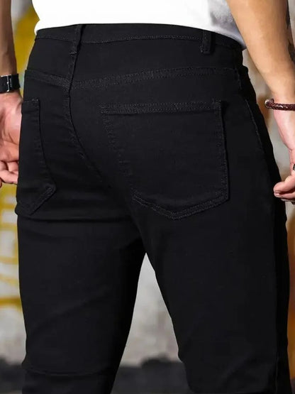 Stretchy Skinny Denim Jeans Trousers - Nordwr