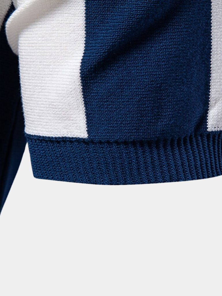 Navy Stripe Polo - Nordwr