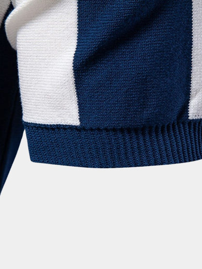 Navy Stripe Polo - Nordwr